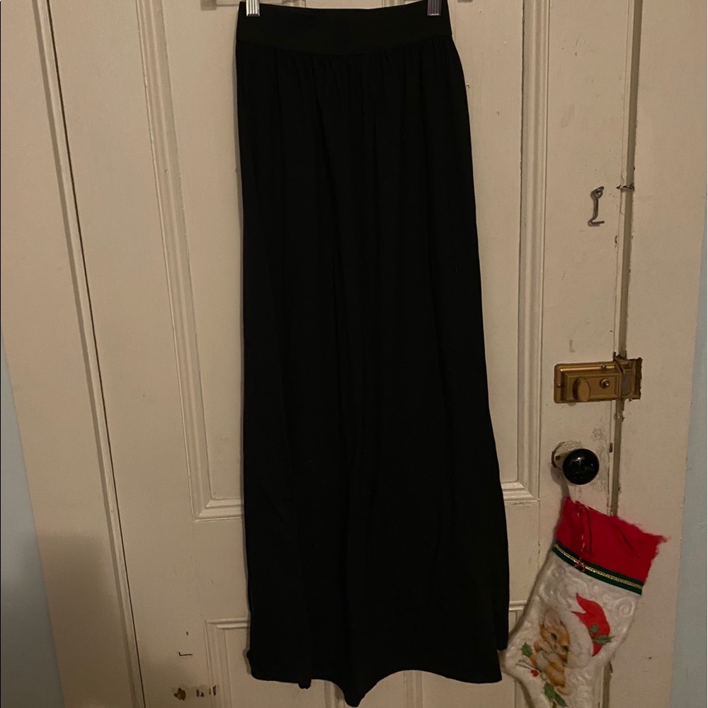 Long Black Maxi Skirt